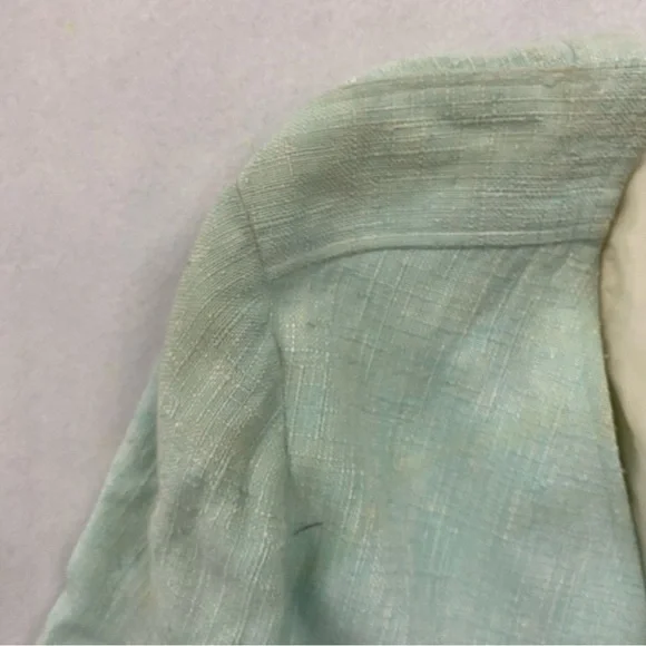 Vintage Spring 1986 CHANEL Blue Jacket 36 - Picture 5 of 11